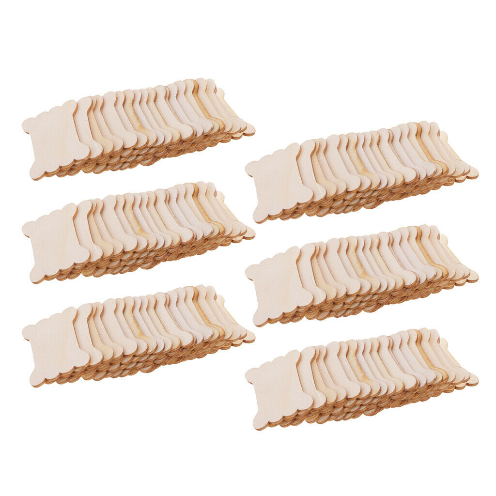 120Pcs Needlework Floss Craft Wood Thread Bobbin Cross Stitch Tool Storage