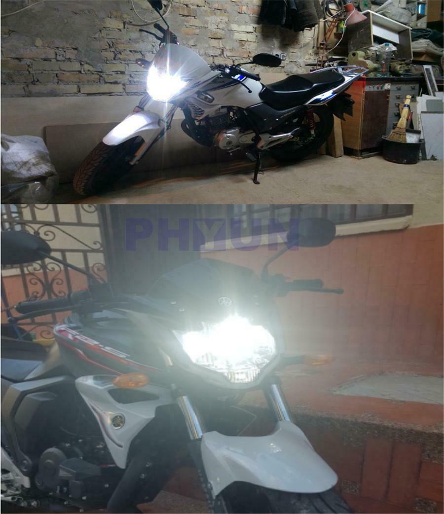 1pc 25W LED Motorcycle Headlight Lamp Bulbs H4 Hi-Lo Beam 2500LM 6000K Universal