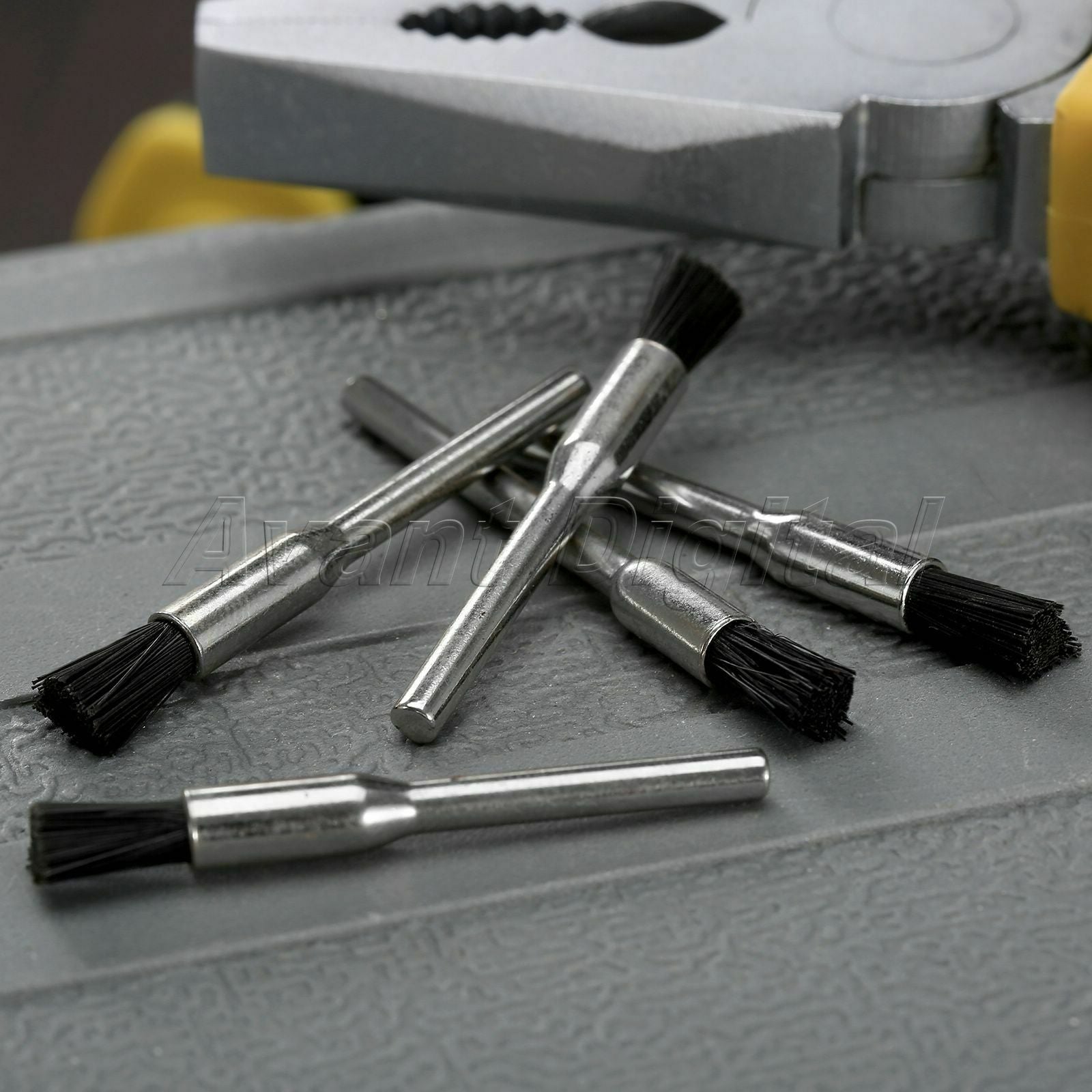 5Pc Nylon Bristle Grinder Wire Wheel Pen Brush Polishing Power Rotary Power Tool