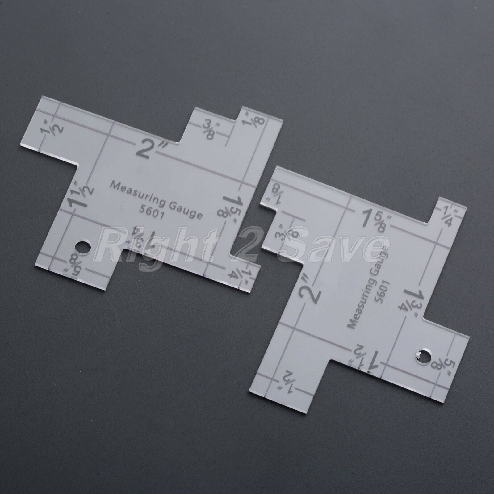1Pc Plastic Quilting Gauge Ruler Template DIY Hand Sewing Crafts Measuring Tool