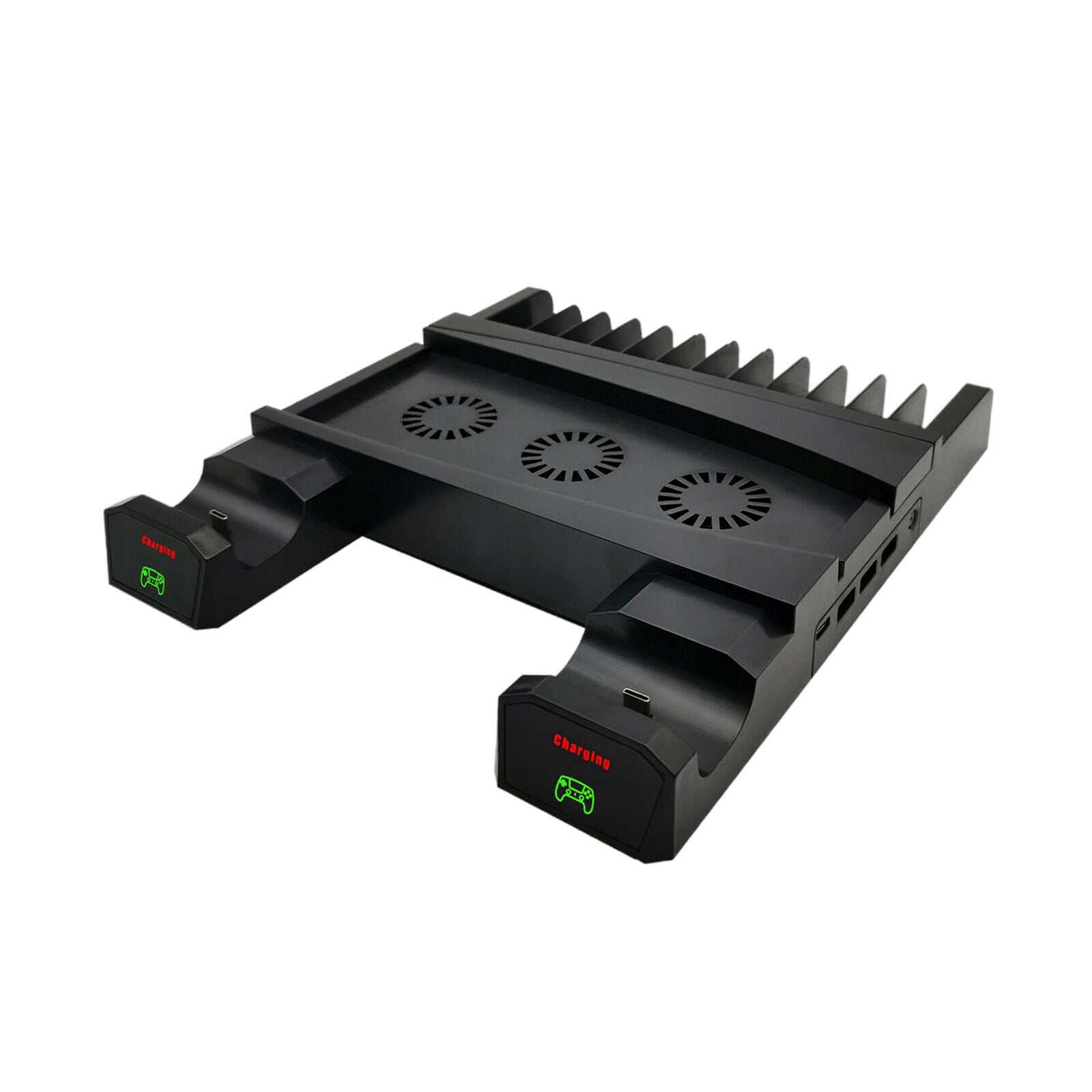 Stand Cooling Fan Station for PS5 Console Vertical Steady Base Game Slots
