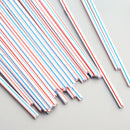 Disposable Drinking Straws Bendy Stripped Straws for Restaurant Barbecues