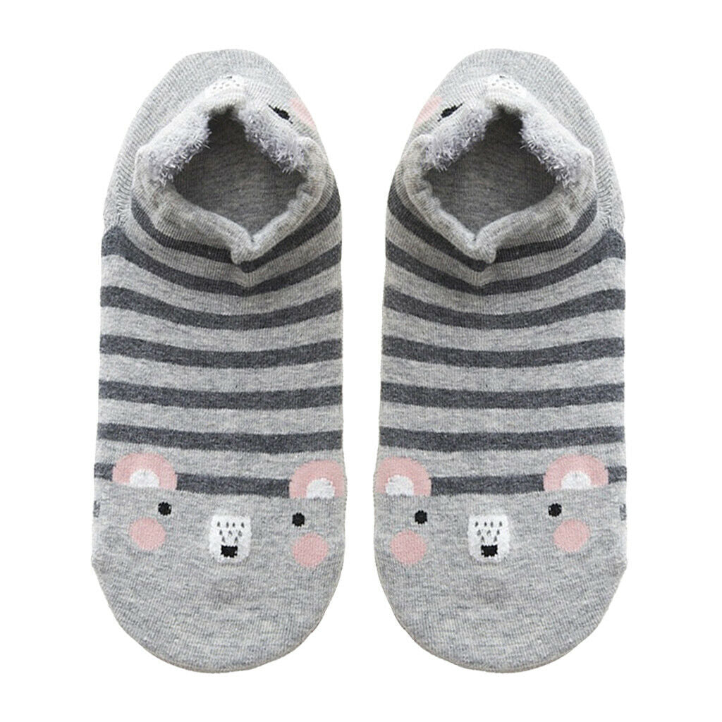 1Pair Girls Cotton Nonslip Boat Socks Summer Spring Low Ankle A,Boat Socks