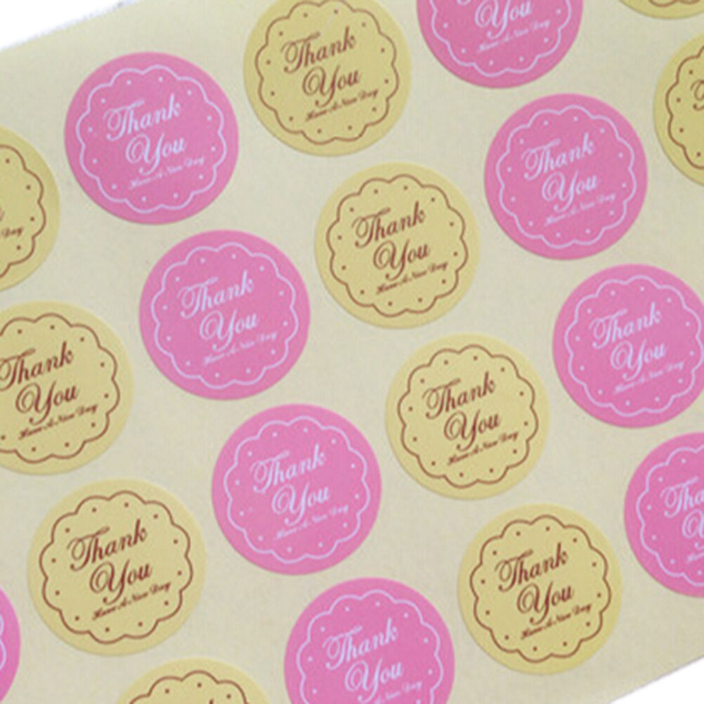 48pcs Thank You Oval Seal Labels, Stickers  for Gift Wrap, Envelopes Bags.l8