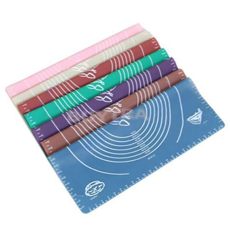 1x Non Stick Silicone Baking Sheet Pastry Mat Tray Liner Work Top Protect.l8
