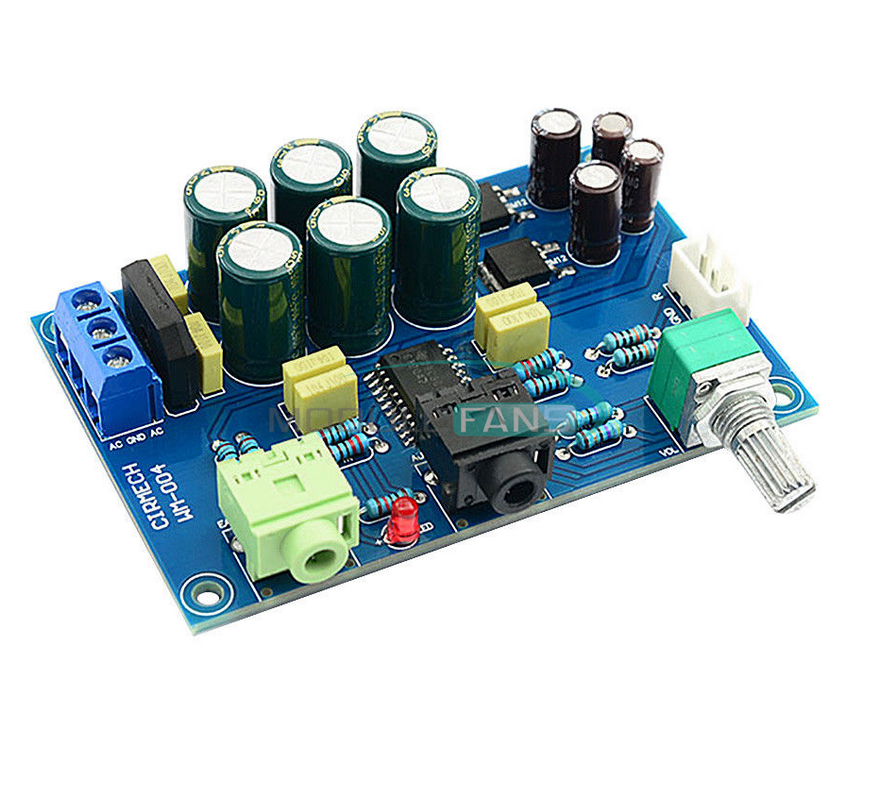 TPA6120A2 TPA6120 Headphone Amplifier Board HIFI Headphone AMP AC/DC 12V-24V