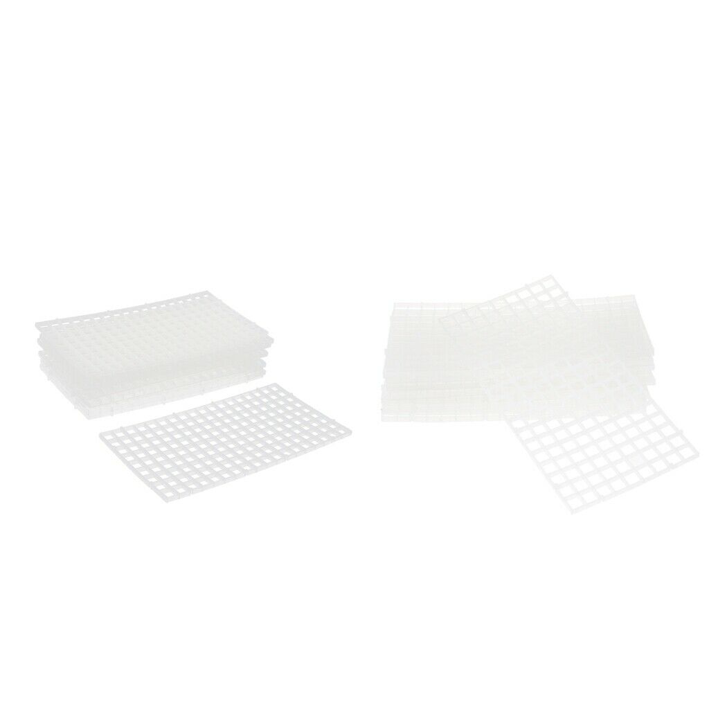 20 Packs Aquarium Plastic Divider Fish Tank Isolation Board Semi-transparent