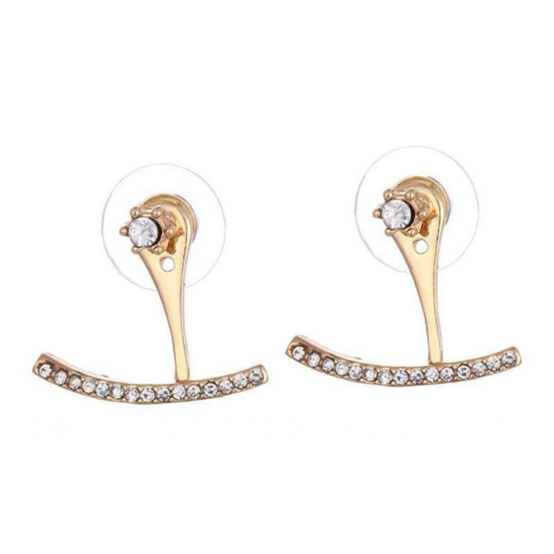 2X Simple T Shaped Cute Earrings Ear Studs Women Girls Chic Daily Jewelry