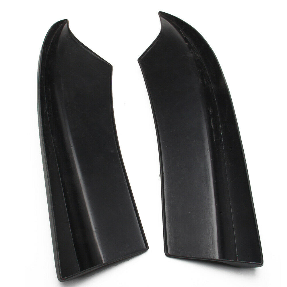 1 Pair For Dodge Charger SRT-Style 2015-2019 Black Car Rear Bumper Lips Aprons