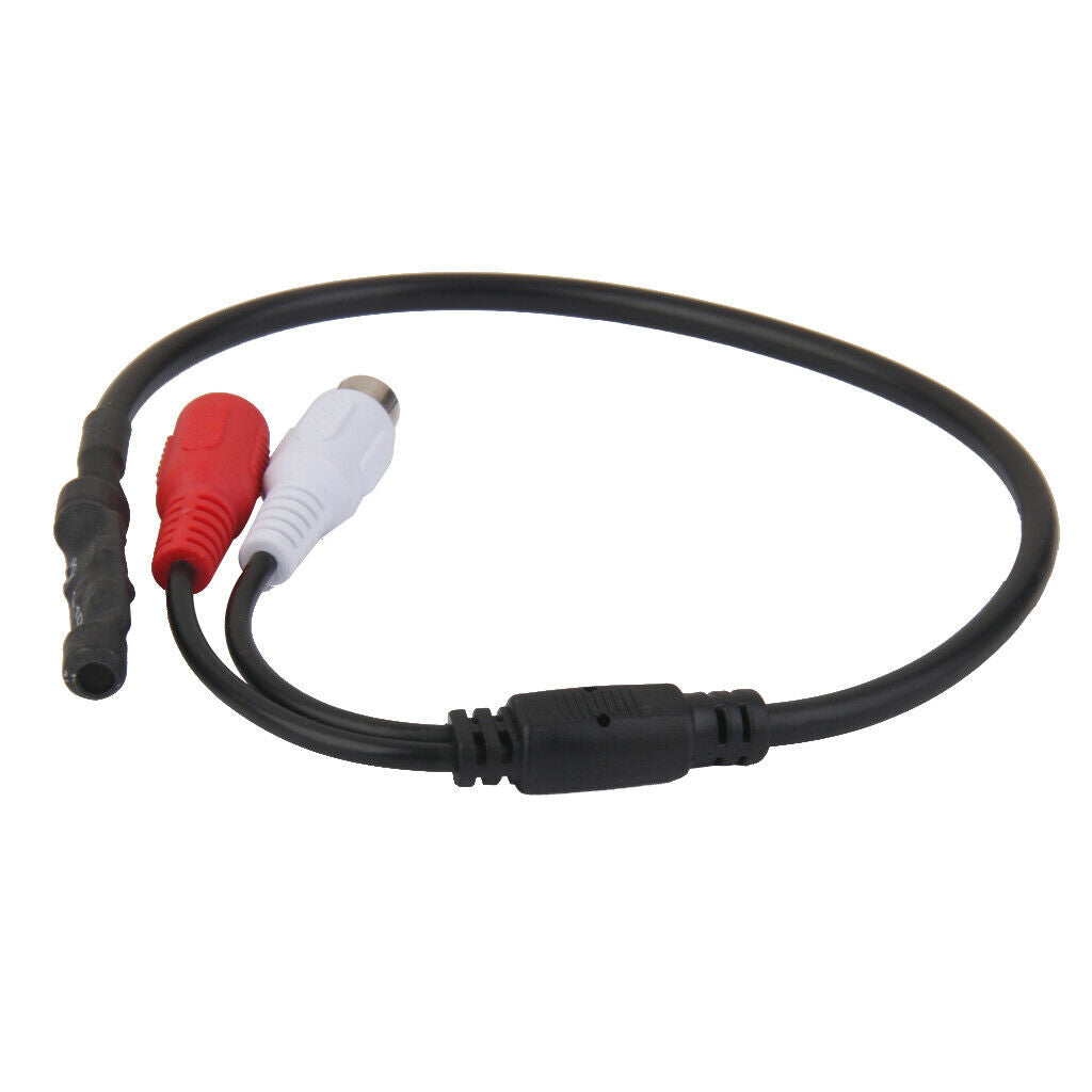 Sensitive Audio Pickup Mic Microphone Cable For  Security Monitor DVR Camera