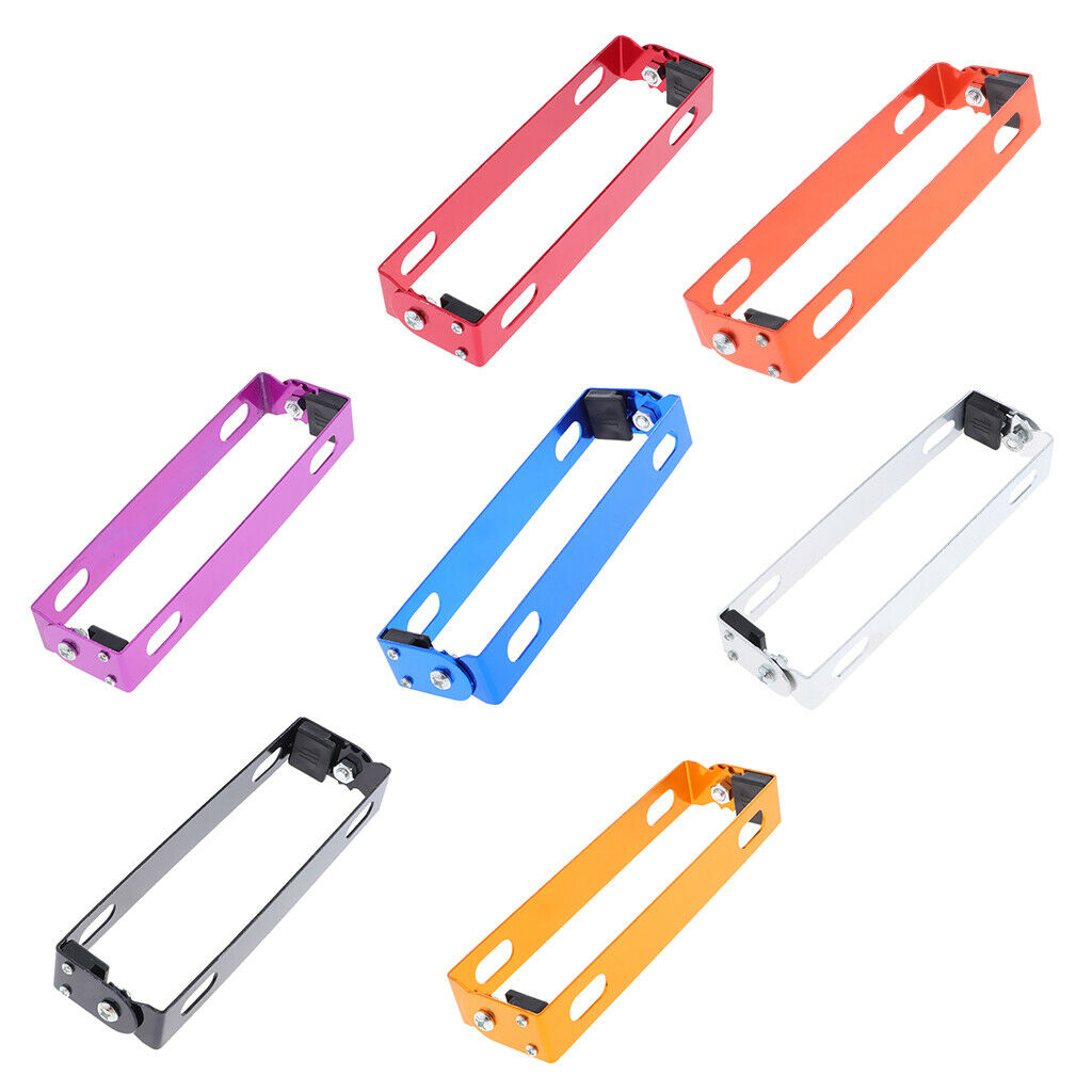 Adjustable  Motorcycle License Plate Frame for Electric Scooters Yellow