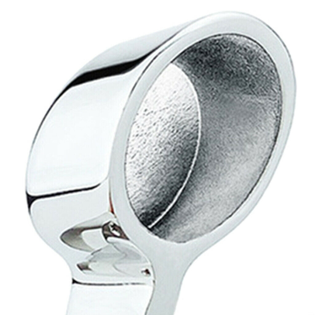 7/8" Stainless Steel Marine Hand Rail Fitting 60 Degree Right End Sailboat