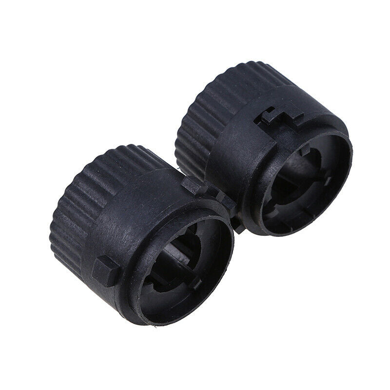 2Pcs Black H7 HID Xenon Bulb Adapter Base Holder ABS For Volkswagen VW Golf