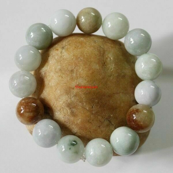 Certified Natural (Grade A) Jade Jadeite Multicolor Beaded Bracelet