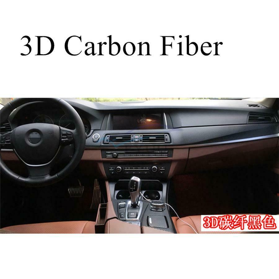 Carbon Fiber Texture Interior Cover Trim Decoration Wrap For BMW F10 F18 5Series