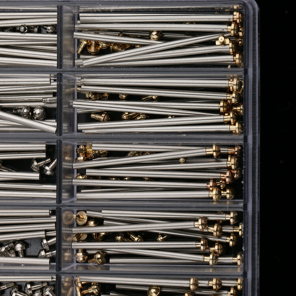 Wristwatch Band Clasp Buckle Tube Friction Pins 10mm-28mm Spring Bar Set New