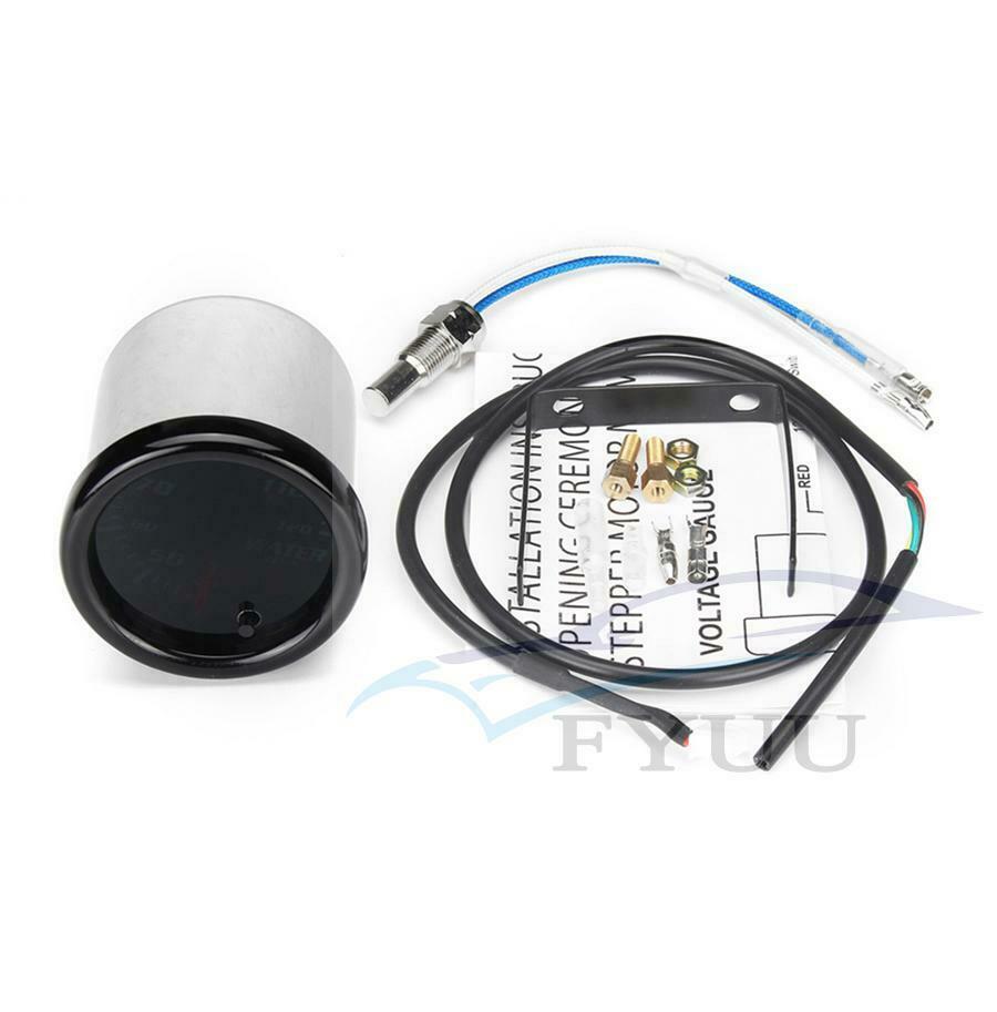 Universal Car 2"/52mm 7Colors LED Water Coolant Temperature Temp Gauge Meter -°F