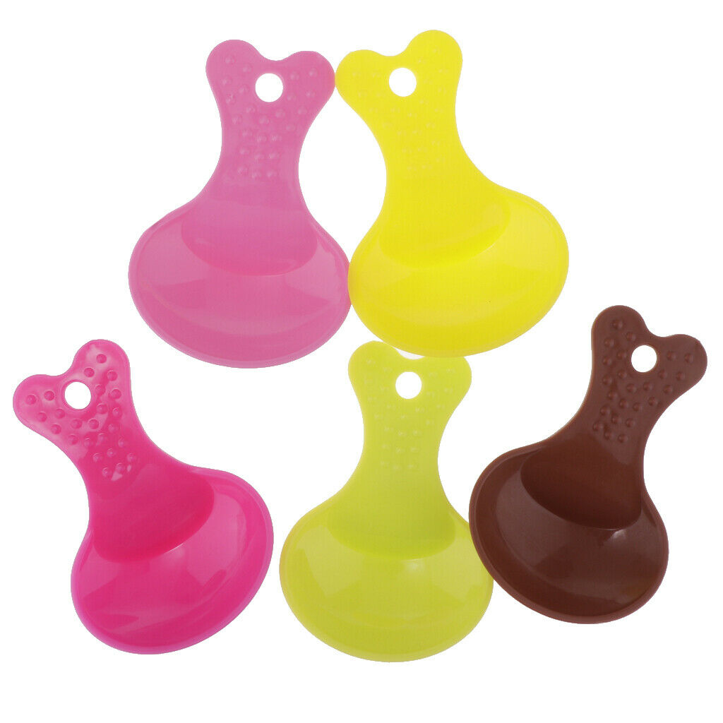 5pcs PET FOOD SPORK Great Quality Plastic Dog Cat Food