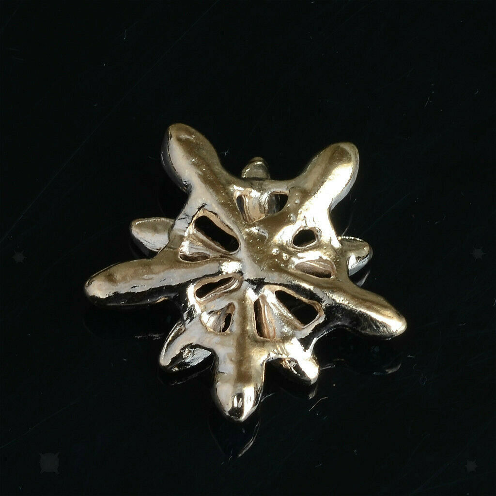 10pcs Metal Crystal Flower Buttons Jewelry Making Findings Accessories 25mm