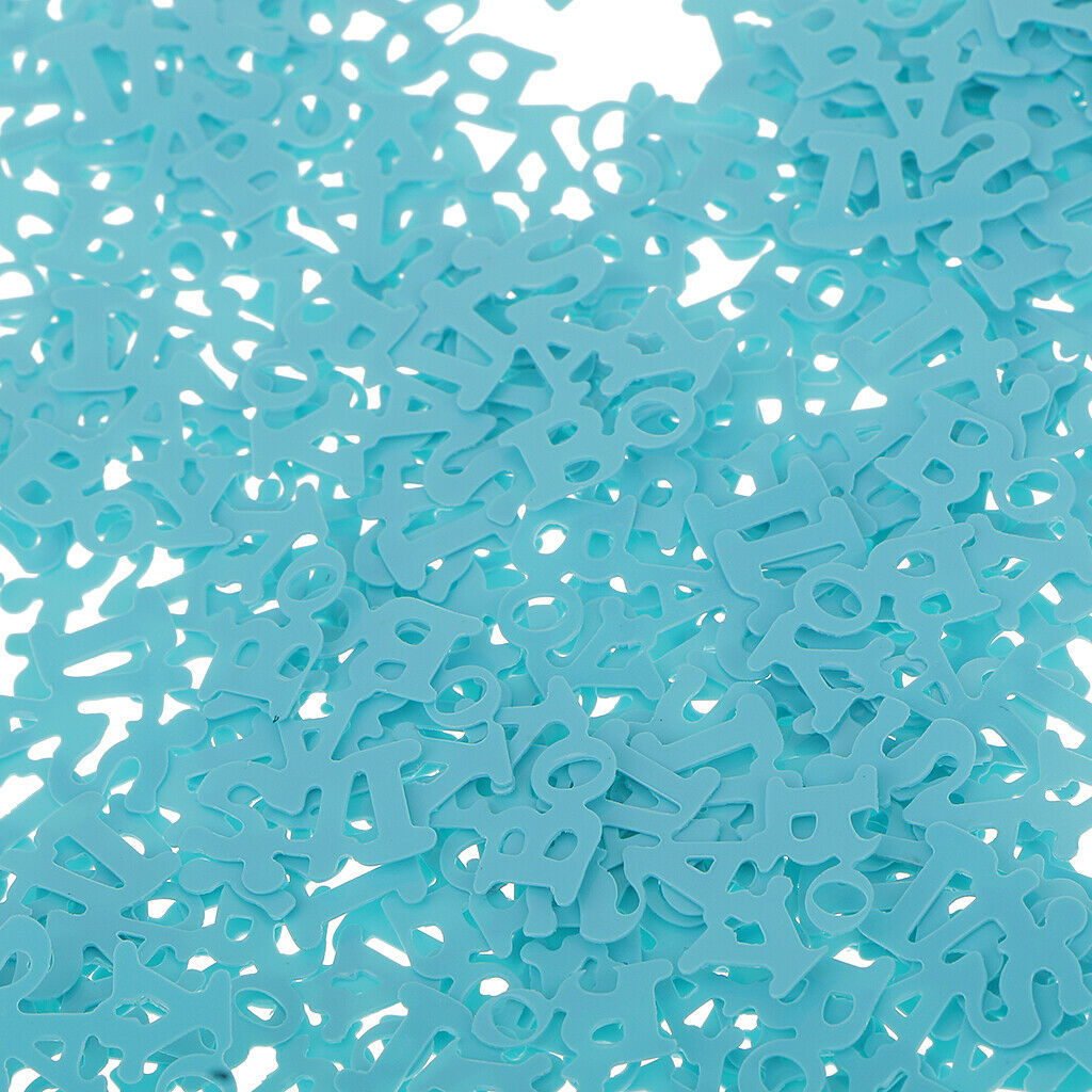 It's A Boy Blue New Baby Shower Christening Party Confetti Sprinkles Scatter