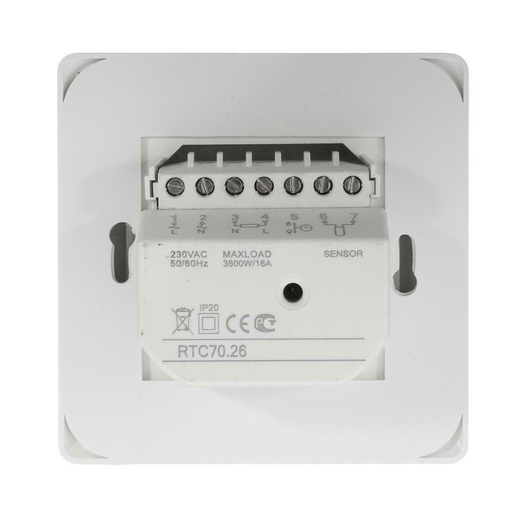 Manual Room Thermostat. Floor Heating Thermostat With Floor Sensor