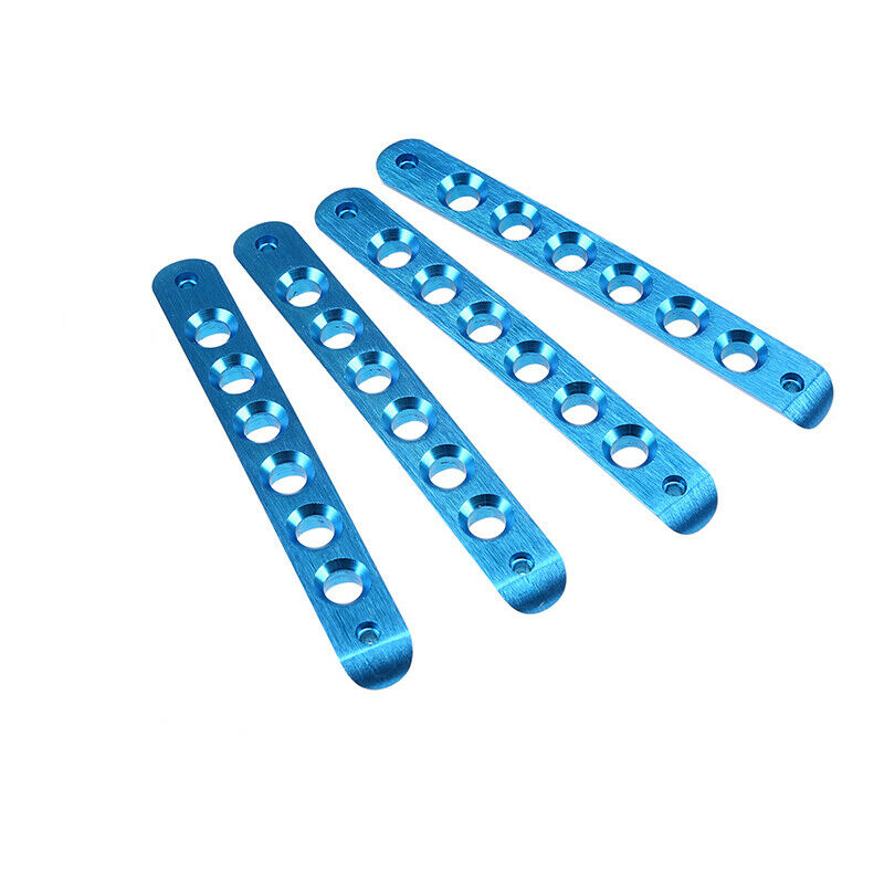4Pcs Grab Handle Inserts Cover Door Handle Trim Blue For JEEP Wrangler 2007-2017