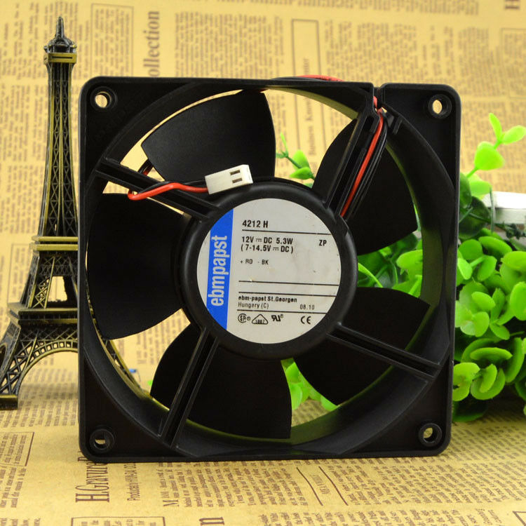 For   4212H cooling fan DC12V 5.3W 440mA 12CM 120*120*38MM 2wire