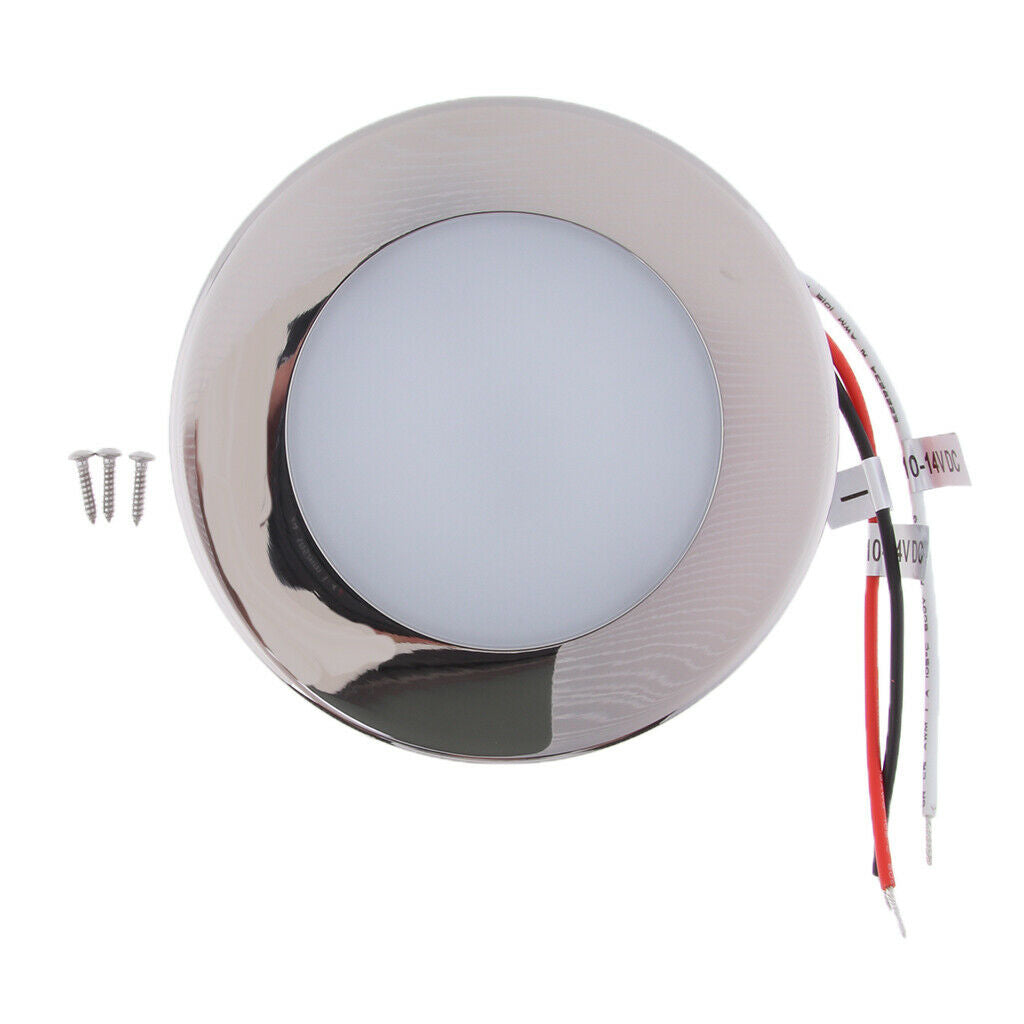 4.75" RV Marine Yacht Interior Ceiling Dome LED Light 12V 6W/2W