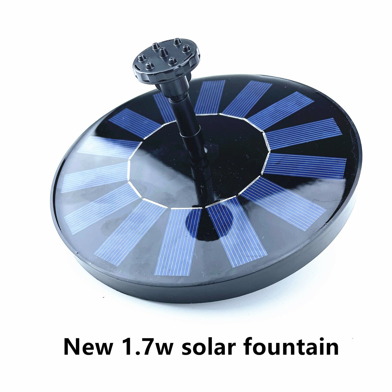 Solar Powered Floating Pump Water Fountain Birdbath Outdoor Pool Garden