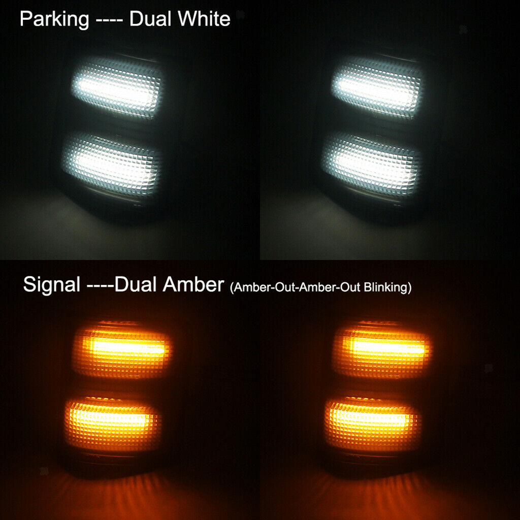Car LED Signal Towing Side Mirror Turn Signal Light for Ford 250 F350 F450
