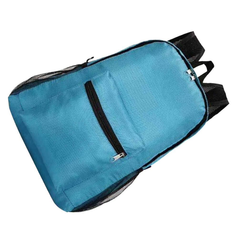 Portable Folding Waterproof Backpack Outdoor Travel Hiking Camping Bag Blue