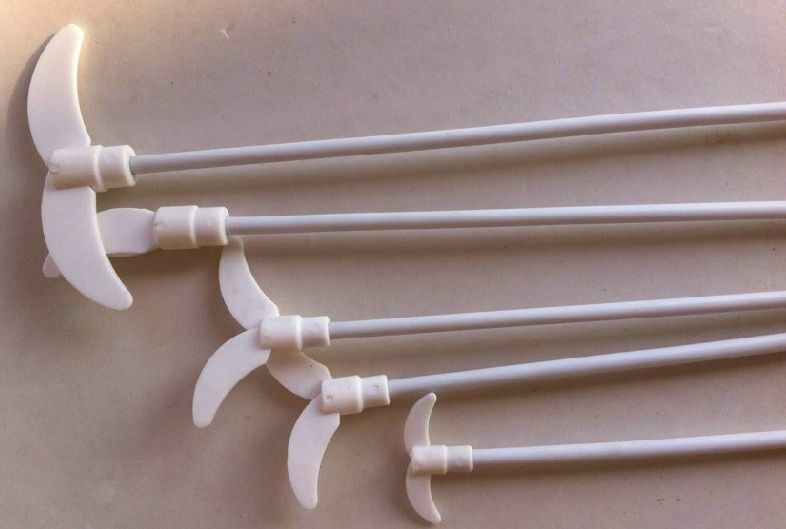 Electric overhead stirrer mixer shaft PTFE Stirring Rod paddle Lab Mixing Accs
