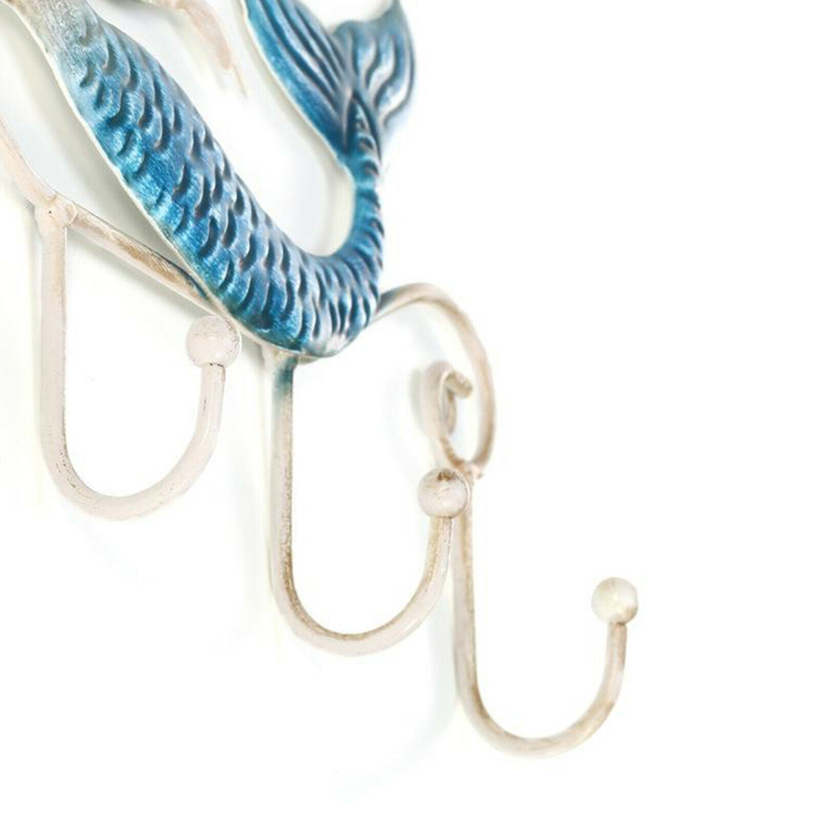 Key Holder Hooks House Storage Wall Mounted Rack for Mudroom 23x3x13cm