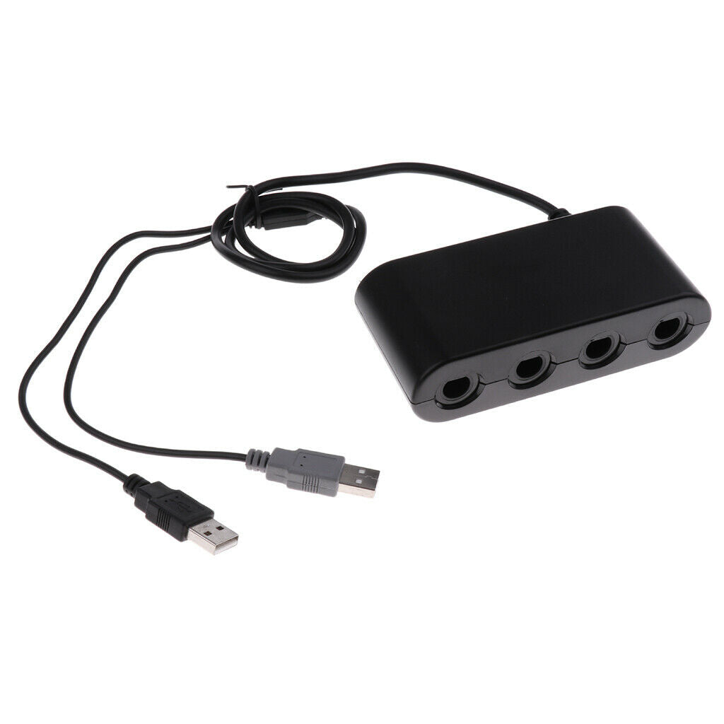 4 Ports for  USB Controller Adapter Converter for  Wii U & PC Super Smash
