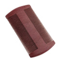 Wooden Double Densities Teeth Hair Comb Anti-Static Beard Mustache Hairbrush