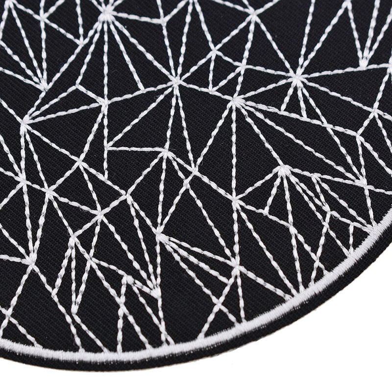 Patch Embroidery Iron On Big Hat Fabric Applique Handmade Craft DIY Badge 1 Pc
