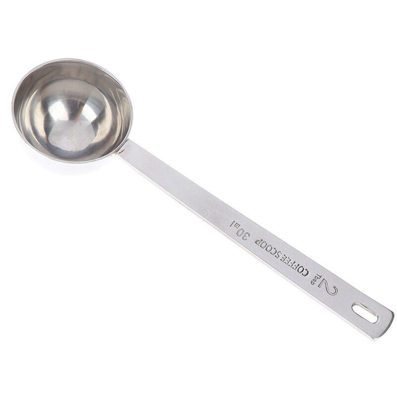 30ML Metal Measuring Spoon Coffee Scoop Thicken long handle Tablespo.l8