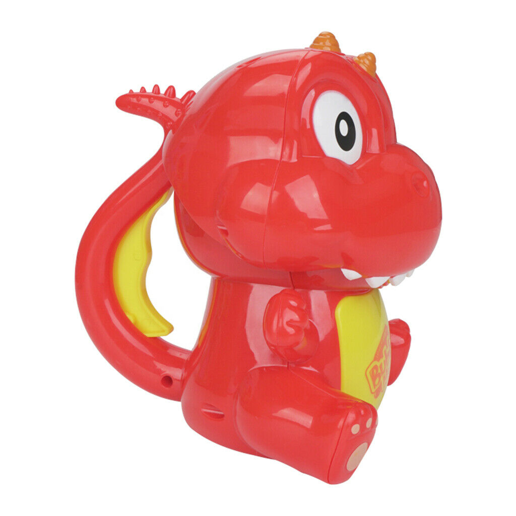Automatic Kids  Bubble Maker Toys with Dinosaur Sound Red