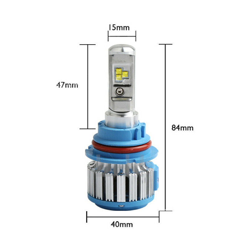 2PCS Autos 6CHIPS H4 9003 High/low 80W 12000LM LED Lamp Headlight Car Beam Bulbs