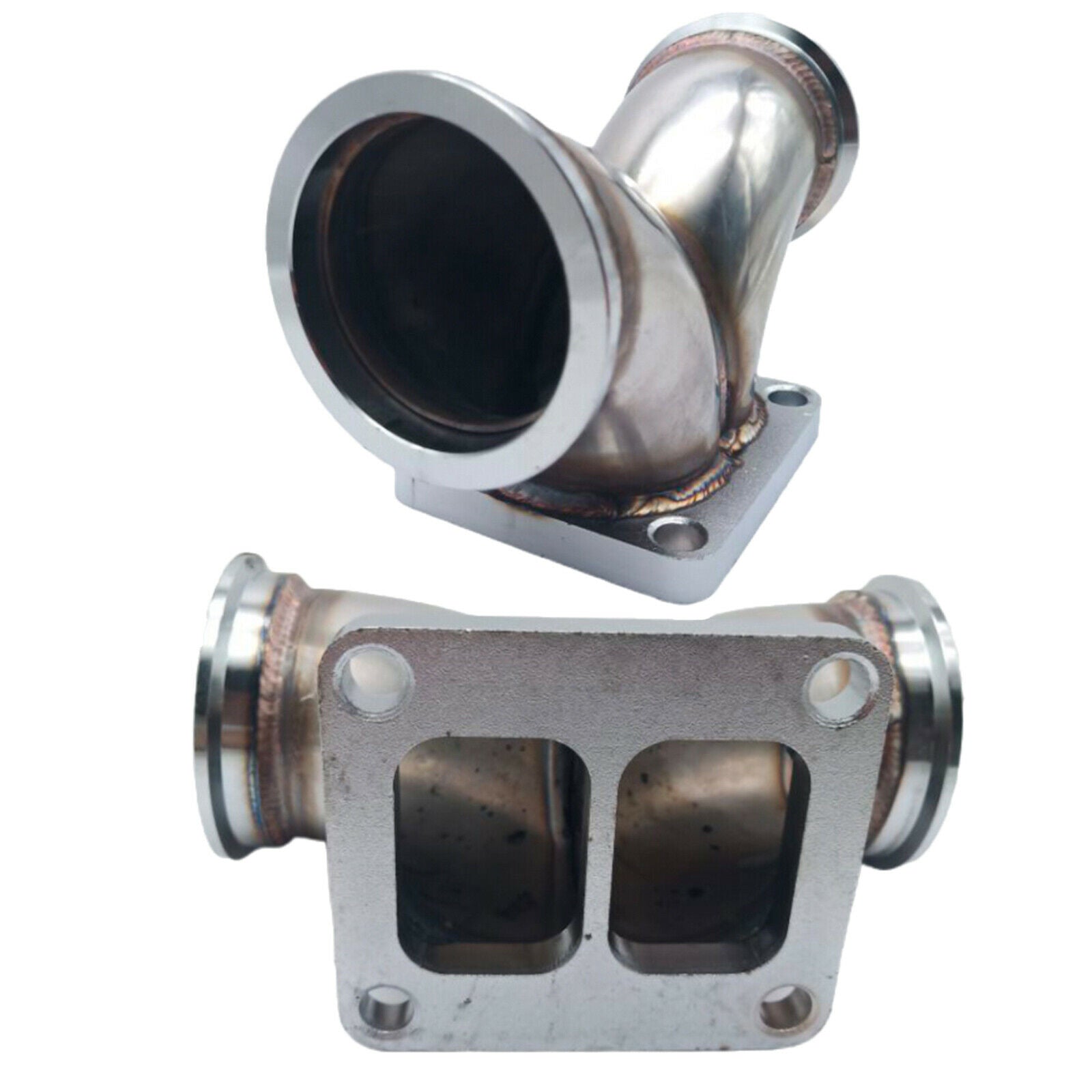 TU-TSF03 Car Turbo T4 Twin Scroll Flange to 3" V-band Easy to Use Durable