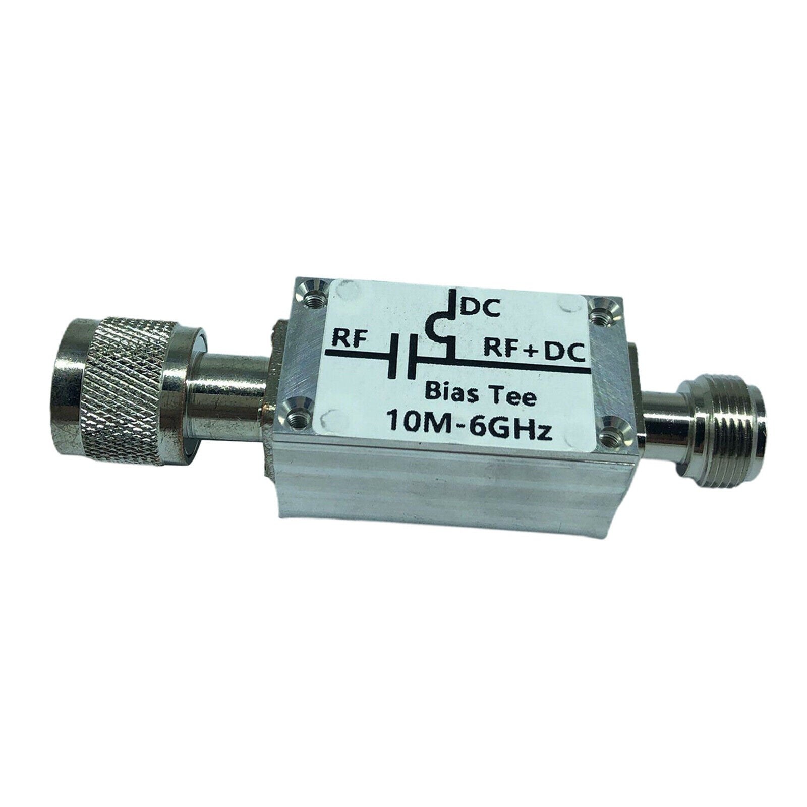 10MHz-6GHz N Head RF Feeder RF Blocker Bias Tee Broadband Radio Amplifier