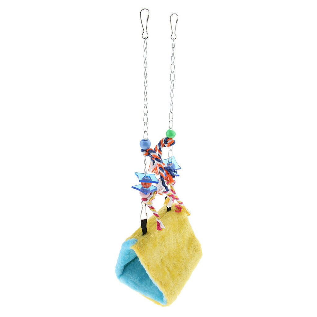 Bird Parrot Cage Hanging Ornaments Parrots Cozy Hammock 3 Sizes S