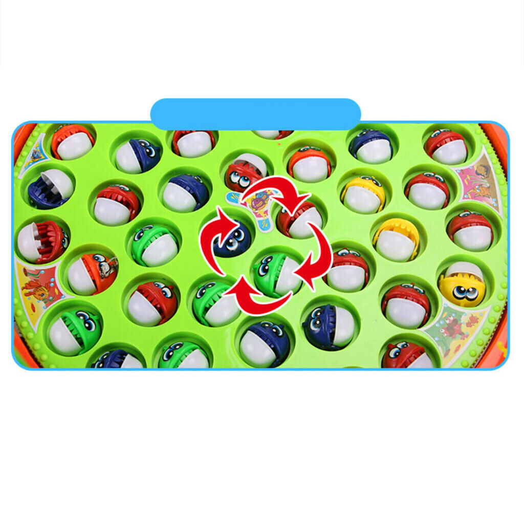 Fishing Game Set Musical Rotating Fishing Board Gift Preschool Games Toys
