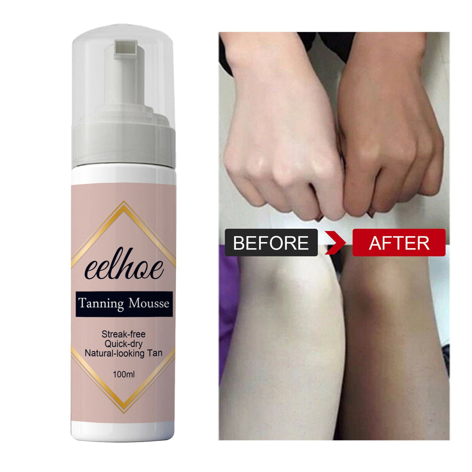 Natural Bronze Self Tanning Lotion Long Lasting No Trace Skin Care 100ml