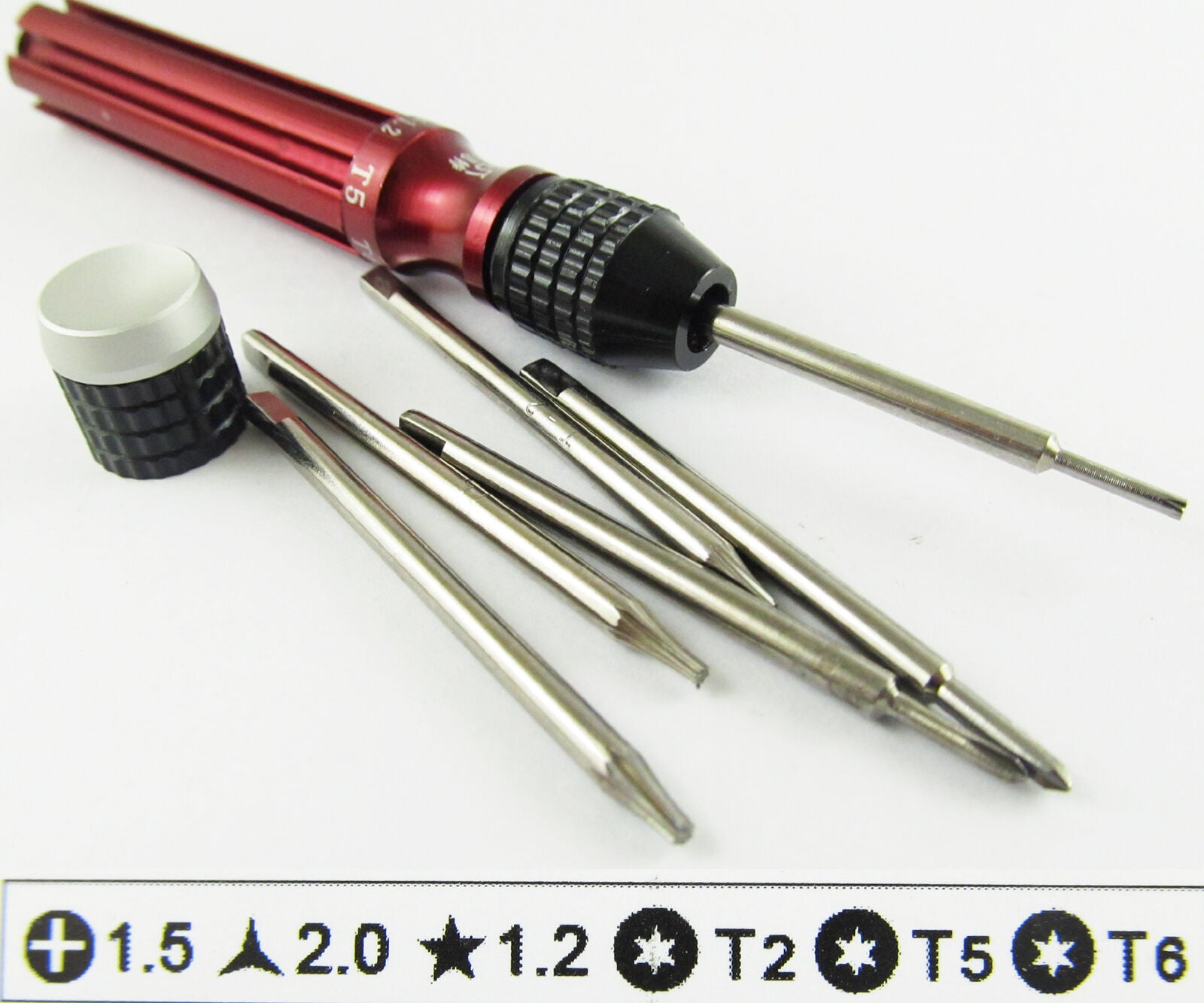 5set Best 889B 6 in 1 Multi-function Kit Set Screwdriver T2/T5/T6/PH000/1.2/Y2.0