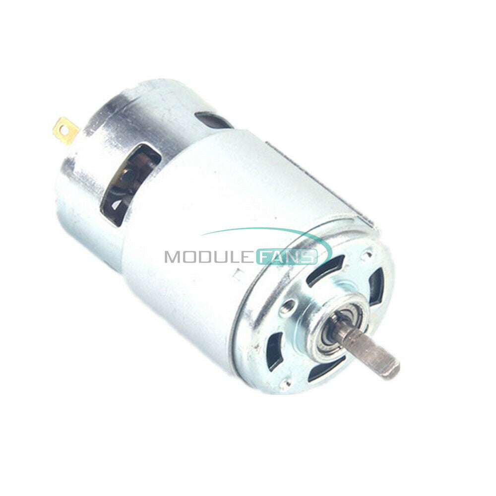 High Speed Gear Motor DC 12V 12000RPM 775 Large Torque Ball Bearing Shaft Tools