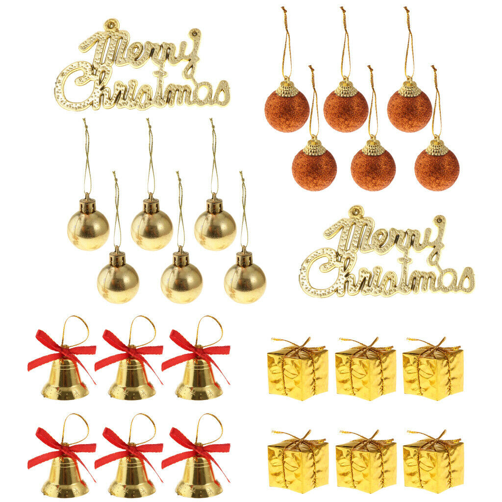 26pcs Christmas Pendants Accessories For Home Decor