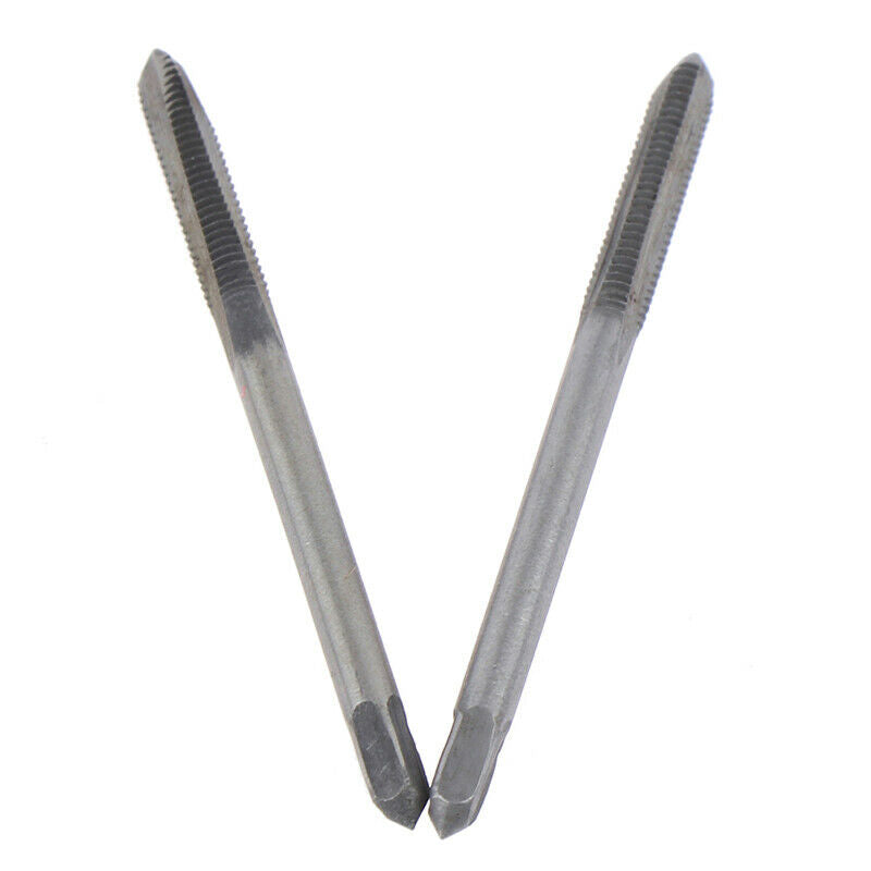 2pcs Straight Fluted Screw Thread Metric Plug Hand Tap Drill Hand M3*0.5.l8