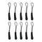 10 Pieces Zipper Pull Zipper Tags Cord Pulls, Reflective Zipper Extension Zip