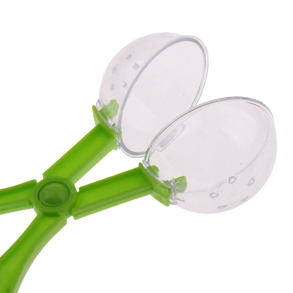 6 Pieces 18.5cm Reptile Catch Clamp Clip Feeding Clamp Litter Poop Clip